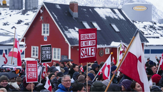Thousands march in Greenland to support Arctic island in the face of US  President Trump's threats to take it over - ABC7 San Francisco