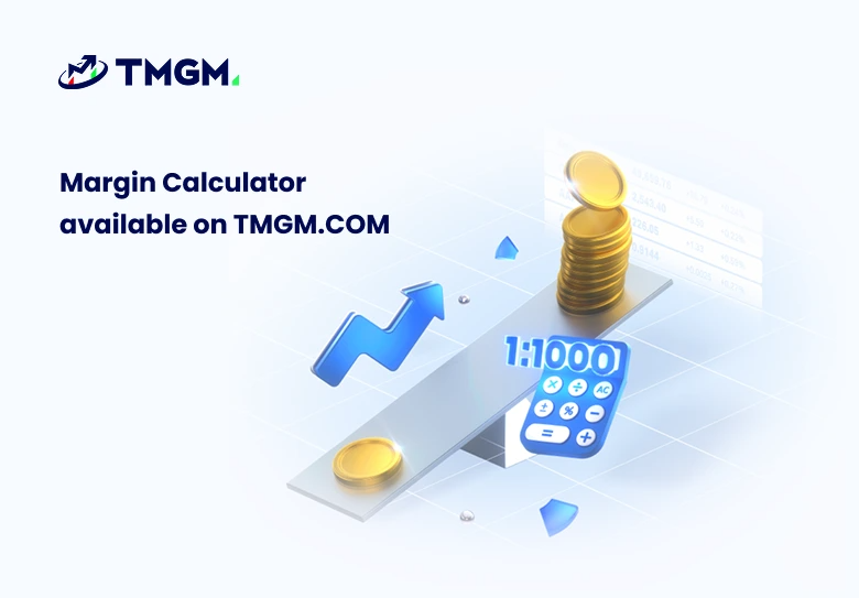 槓桿比例尺範例顯示 1:100 比例以解釋外匯保證金是什麼，並標示 TMGM 提供免費保證金計算機。